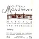 Chateau Mongravey 2004 Margaux - Bordeaux Blends Red Wine