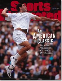 Pete Sampras on the cover of Sports Illustrated